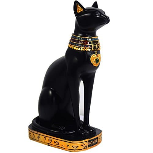 Lugar Escultura KiaoTime con figura de deidad felina del antiguo Egipto