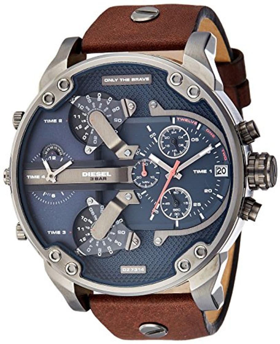 Fashion Diesel Reloj Multiesfera para Hombre de Cuarzo con Correa en Ninguno DZ7314