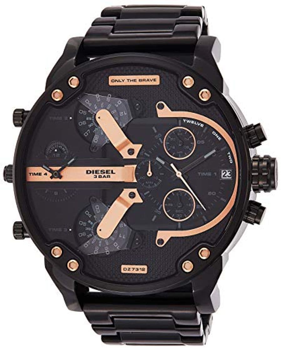 Product Diesel Reloj Analógico para Hombre de Cuarzo con Correa en Acero Inoxidable DZ7312