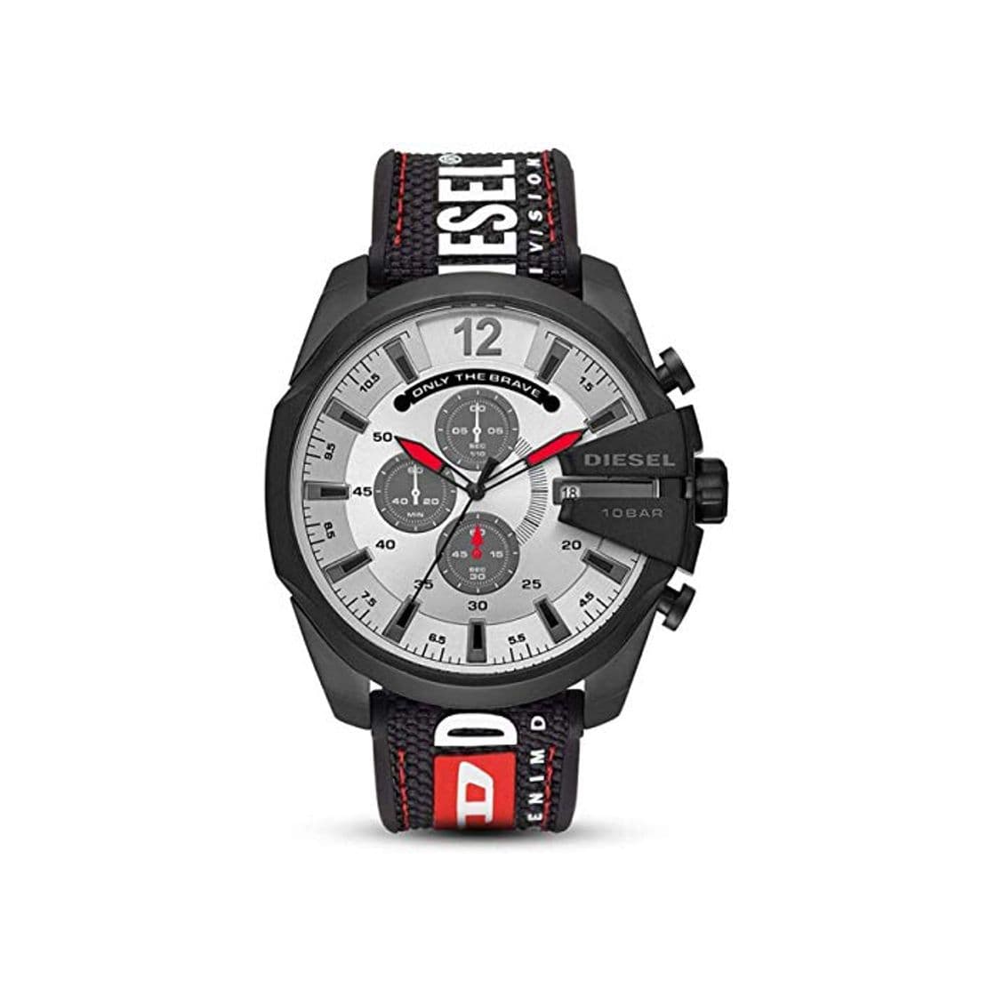 Product Diesel Reloj Cronógrafo para Hombre de Cuarzo con Correa en Nailon DZ4512