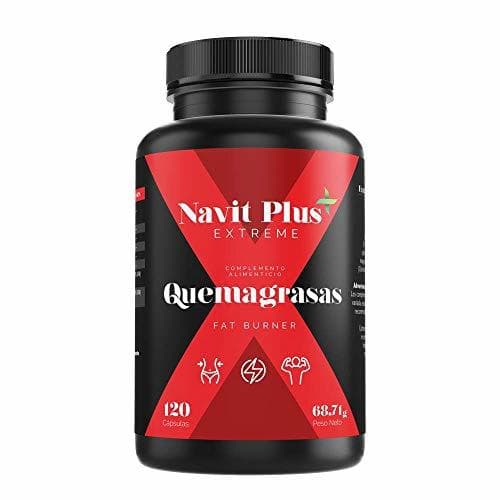 Place Quemagrasas potente para adelgazar.Suplemento deportivo para adelgazar Fat Burner de Navit Plus