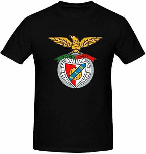 Place gkfgkfk Football Club Sport Lisboa E Benfica Logo Funny Camiseta Negra clásica