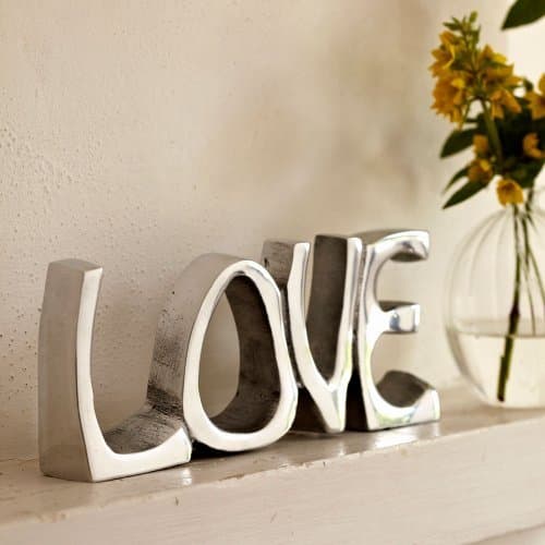 Home Objeto decorativo con la palabra Love