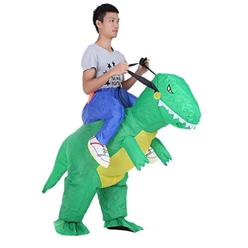 Product Anself - Disfraz Inflable de Dinosaurio para Fiesta