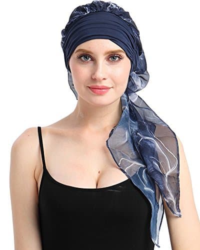 Place FocusCare Chemo Sombrero Beanie Bufanda Turbante Sombreros para cáncer de bambú Tejido