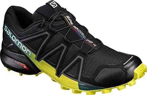 Product Salomon Speedcross 4, Zapatillas de Trail Running para Hombre, Negro/Amarillo