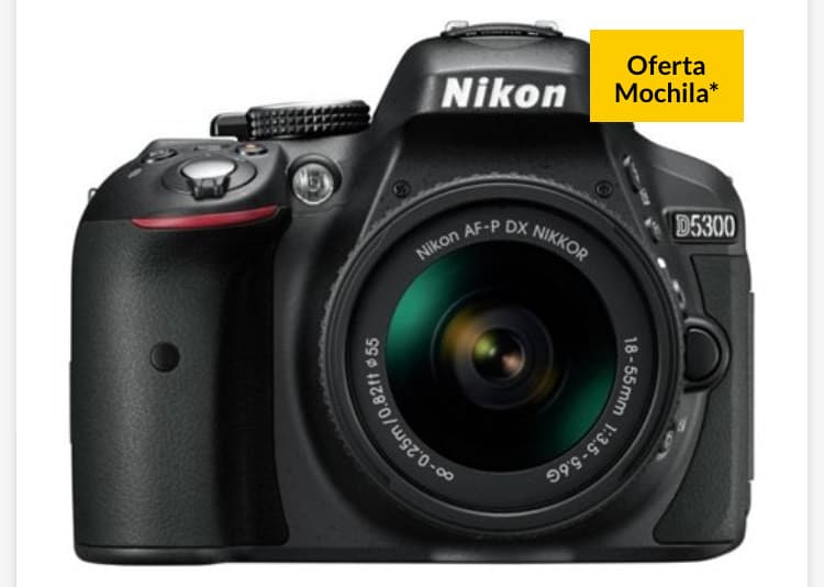 Product Kit Máquina Fotográfica Reflex NIKON D5300