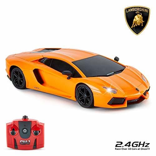 Producto CMJ RC Cars-Cars Lamborghini Aventador Remoto Oficial Luces de Trabajo, Radio Control