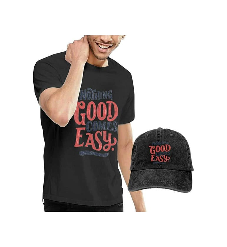 Product Quitelike Nothing Good Comes Easy Black Fashion Sport