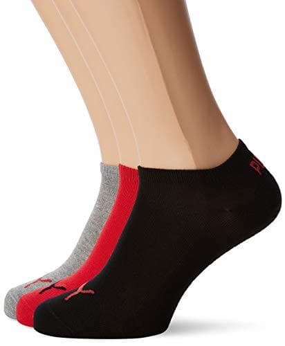 Moda Puma PUMA UNISEX SNEAKER PLAIN 3P, Calcetines Unisex adulto, pack de 3,