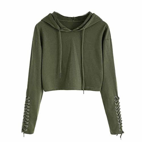 Producto Tzzdwy Sudaderas con Capucha De Croped De Las Mujeres Sudadera con Capucha