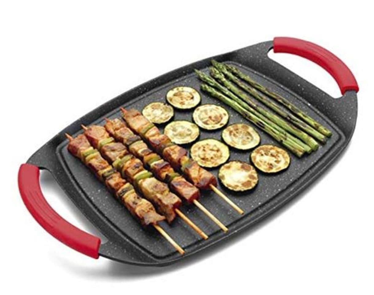 Elemento de la categoría hogar Lacor Lacor-25547-Plancha Grill Eco Piedra 47x27x2cm-Negro