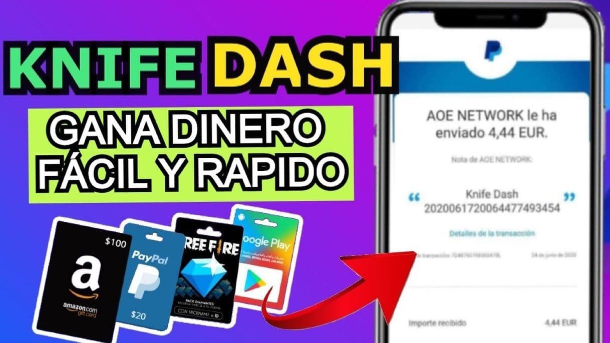 Fashion Knife Dash 🚀 Super App⚡🤑GANAR DINERO a PAYPAL 2020💶💵🔥