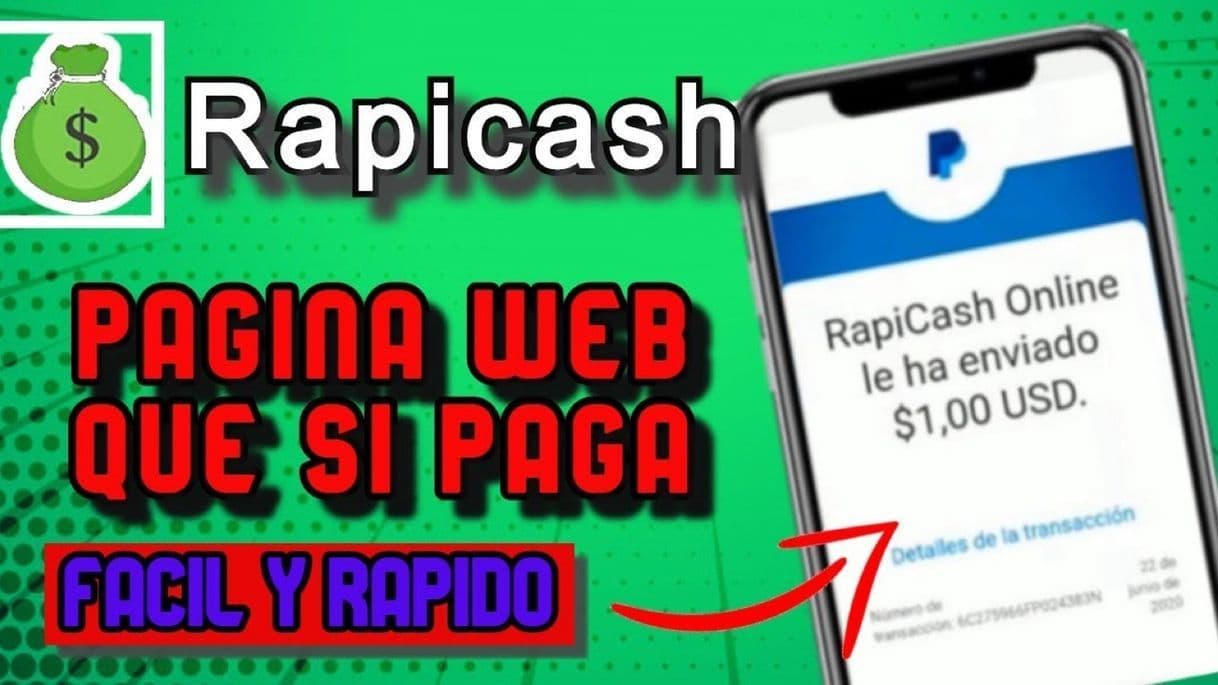 Fashion RAPICASH 💰⚡Nueva Web que SI PAGA! GANAR DINERO FÁCIL!!