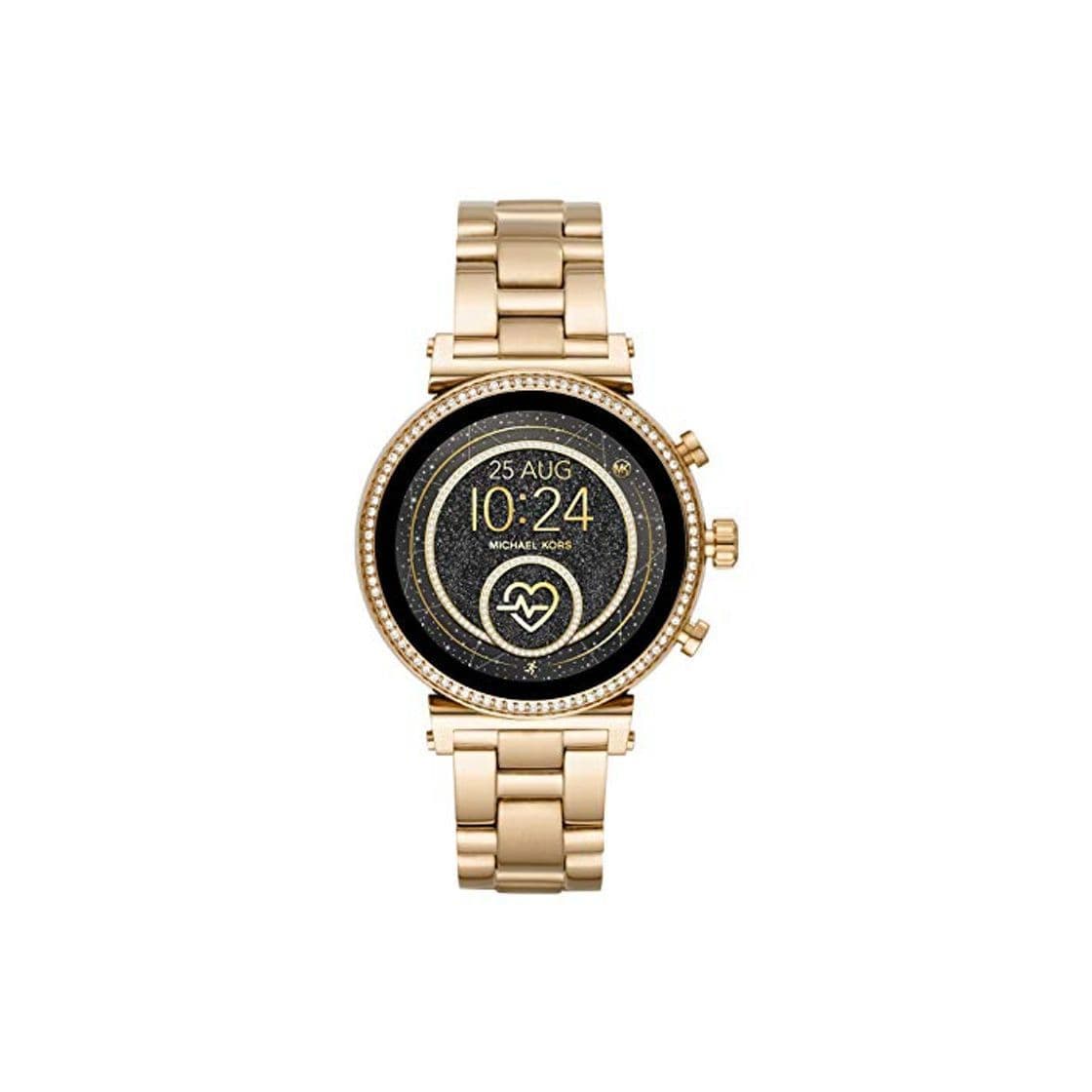 Moda Michael Kors Reloj Analógico-Digital para Mujer Correa en Acero Inoxidable MKT5062