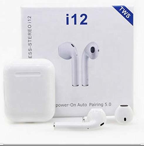 Producto TWS i12 Earbuds Auriculares Bluetooth 5.0 con sonido estéreo HD Control táctil