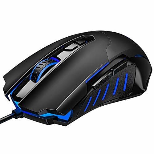 Electrónica PICTEK Ratón Gaming [Nueva Vision] 7200DPI LED Ratones Gaming, Cableado Computadora Raton