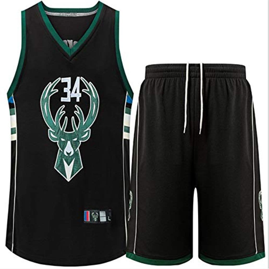 Producto CJM Milwaukee Bucks Player Giannis Antetokounmpo Jersey Adult Basketball Sportswear, de Secado