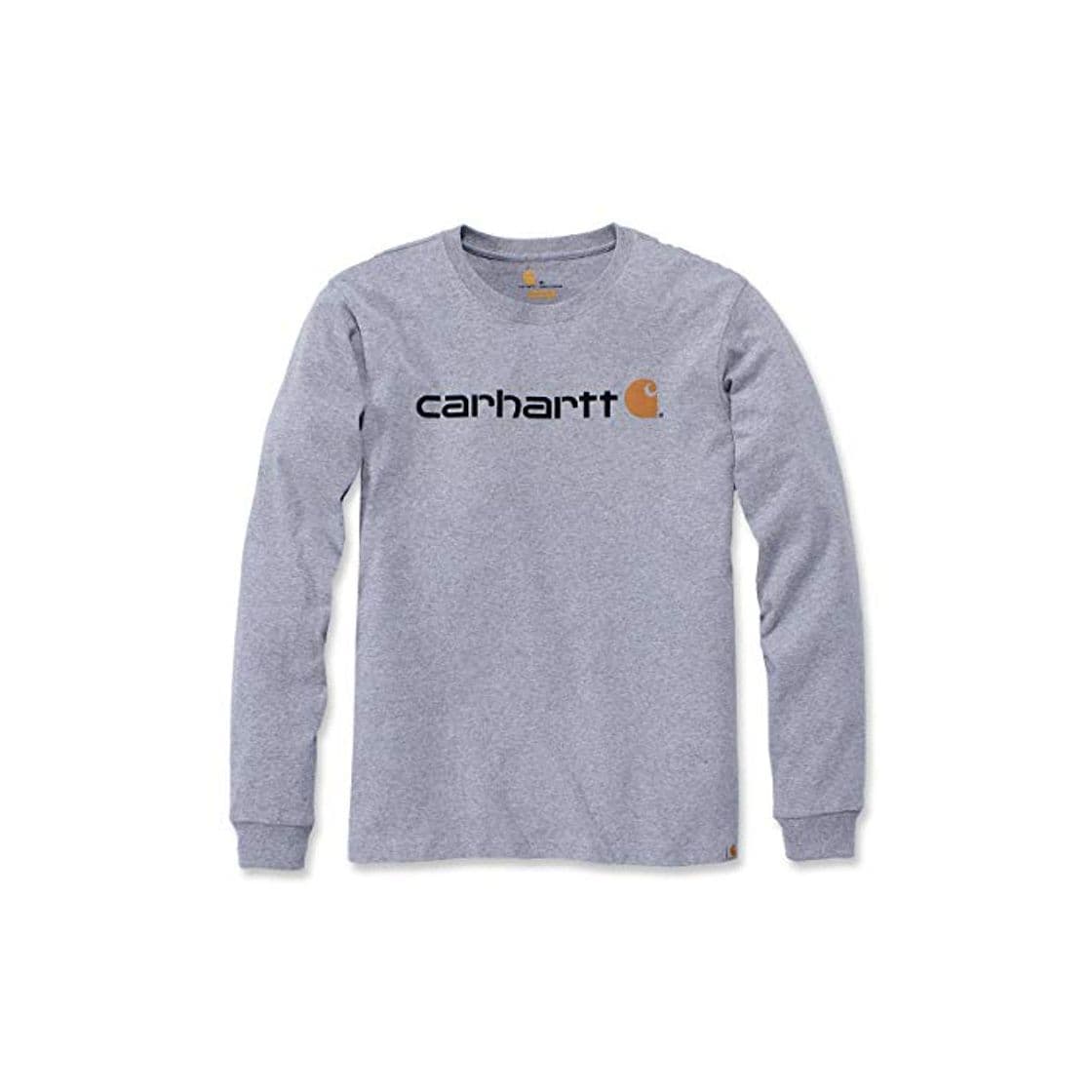 Producto Carhartt Mens Core Logo Long Sleeve Cotton Crewneck T Shirt