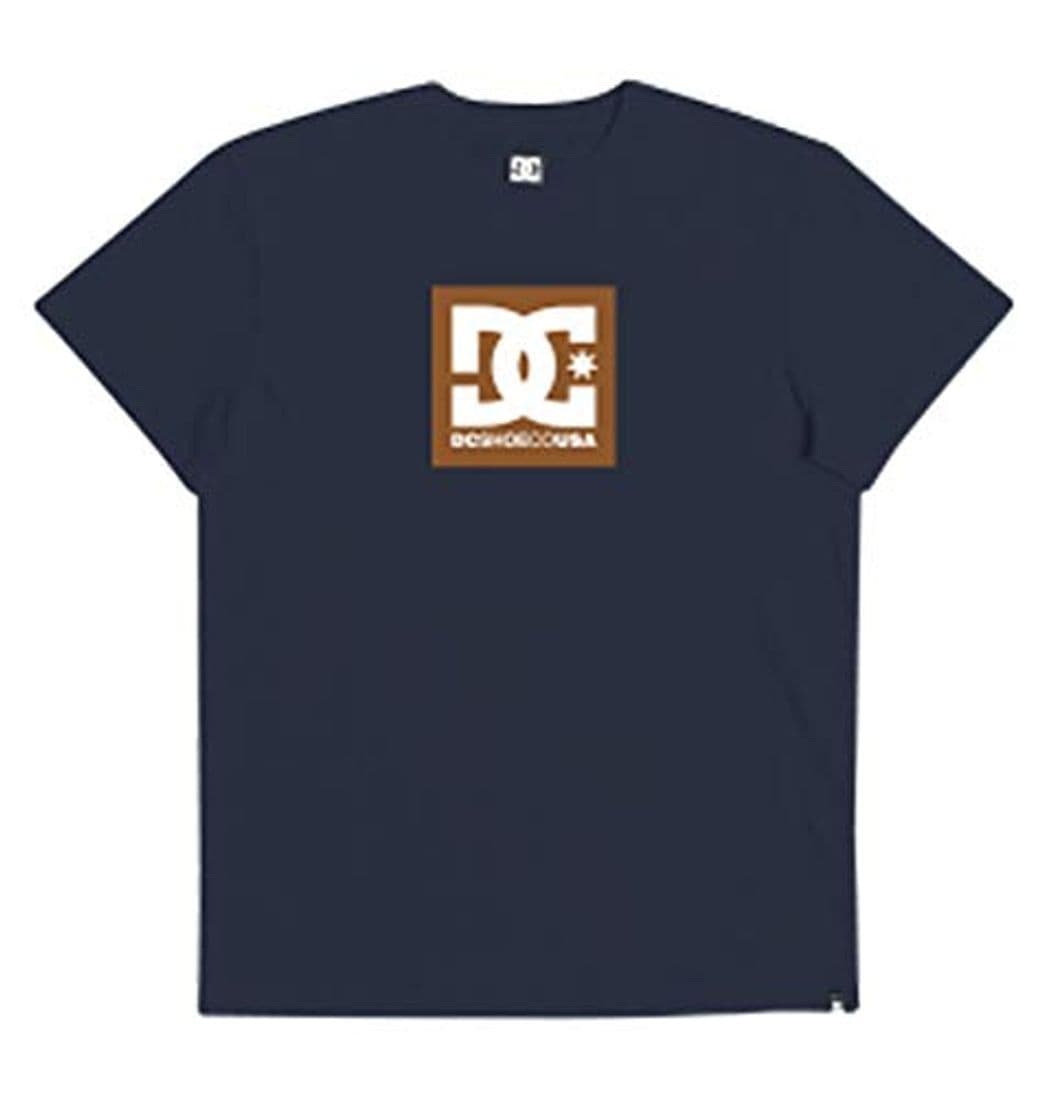 Product DC Shoes Square Star-Camiseta para Hombre, Black Iris