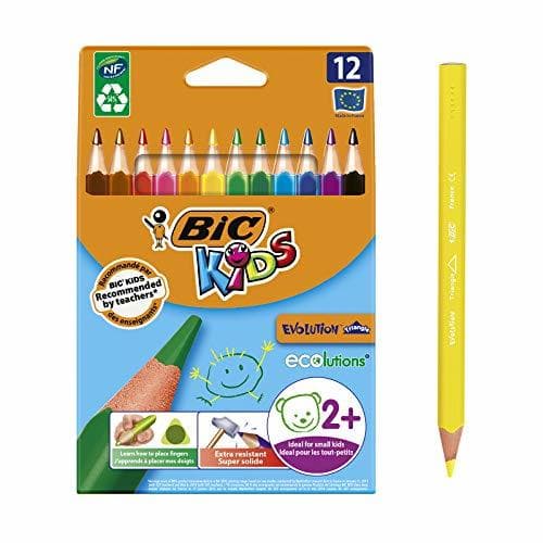 Place BIC Kids Evolution Triangle ECOlutions Lápices de colores Triangulares - colores Surtidos