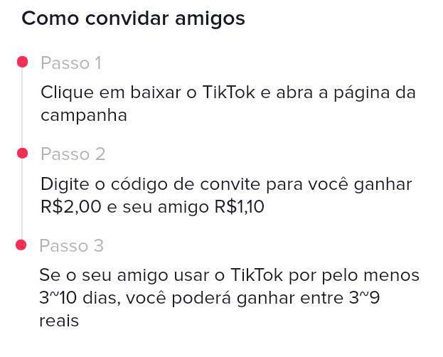 Moda Tik Tok - convidando amigos