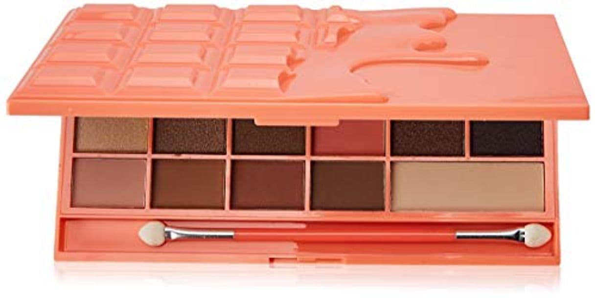 Belleza Maquillaje Revolution I Heart Chocolate de maquillaje sombra palé Chocolate and Peaches