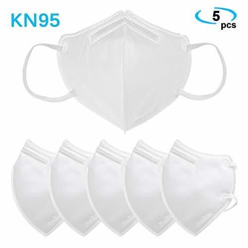 Product 5PCS MaskKN95 desechables de 95% de filtración Mask protectoras no tejidas transpirables