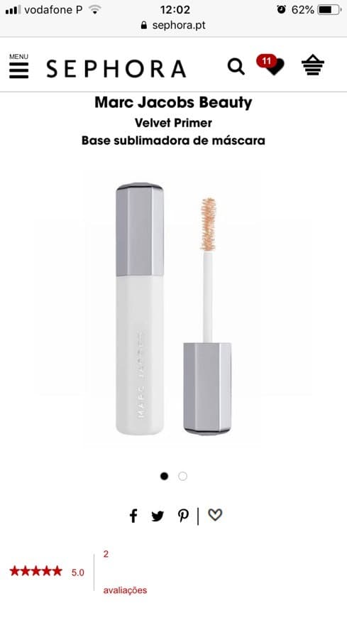 Product Velvet primer MarcJacobs 