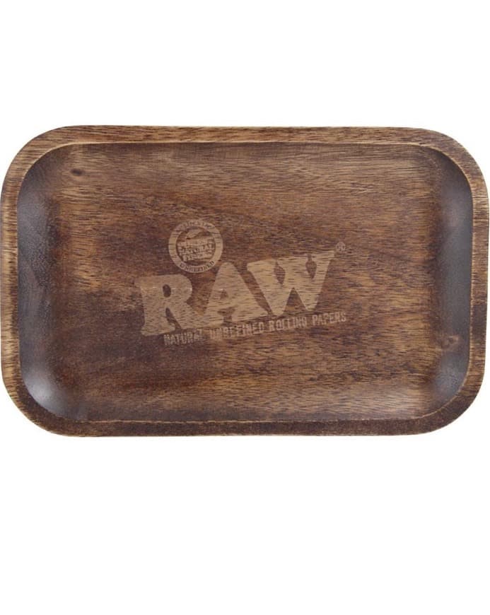 Moda RAW Bandeja con Ruedas (27,5 x 17,5 cm), Madera, marrón