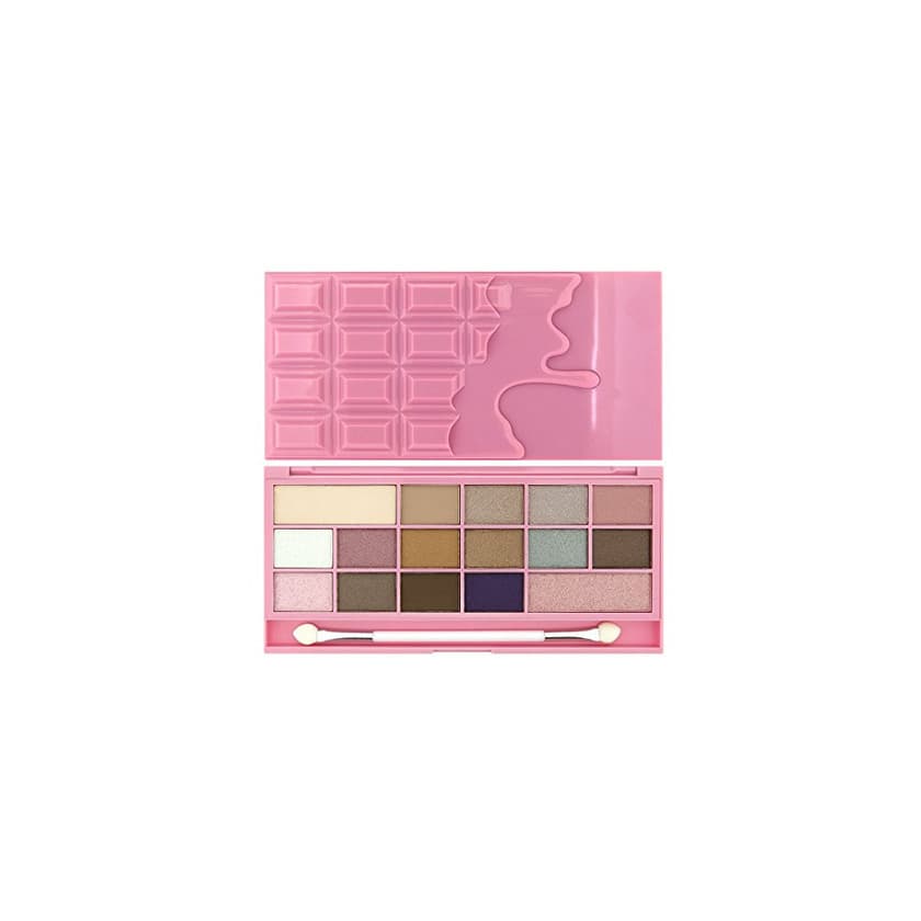 Beauty Makeup Revolution I Heart Makeup Chocolate Eyeshadow Palette Pink Fizz Paleta 16