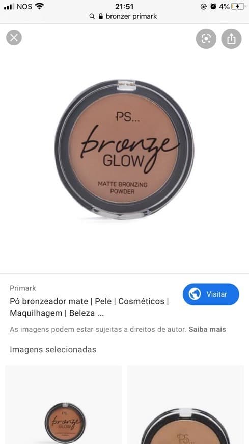 Producto Bronzer primark 