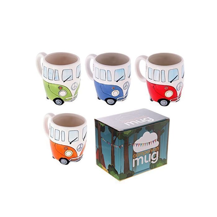 Elemento de la categoría hogar Set of 4 Camper Van Mugs