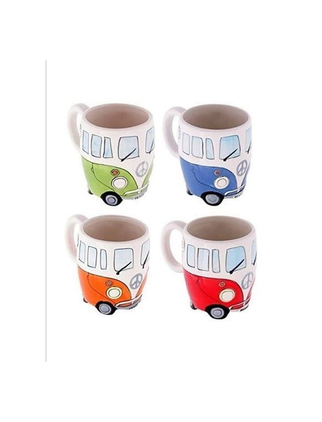 Elemento de la categoría hogar Set of 4 Camper Van Mugs