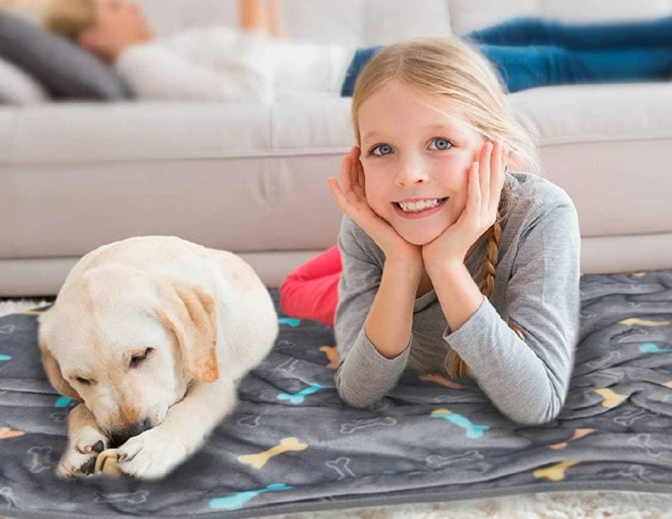 Lugar ALLISANDRO Manta Suave de Microfibra Mantas de Suave Felpa para Perros Gatos