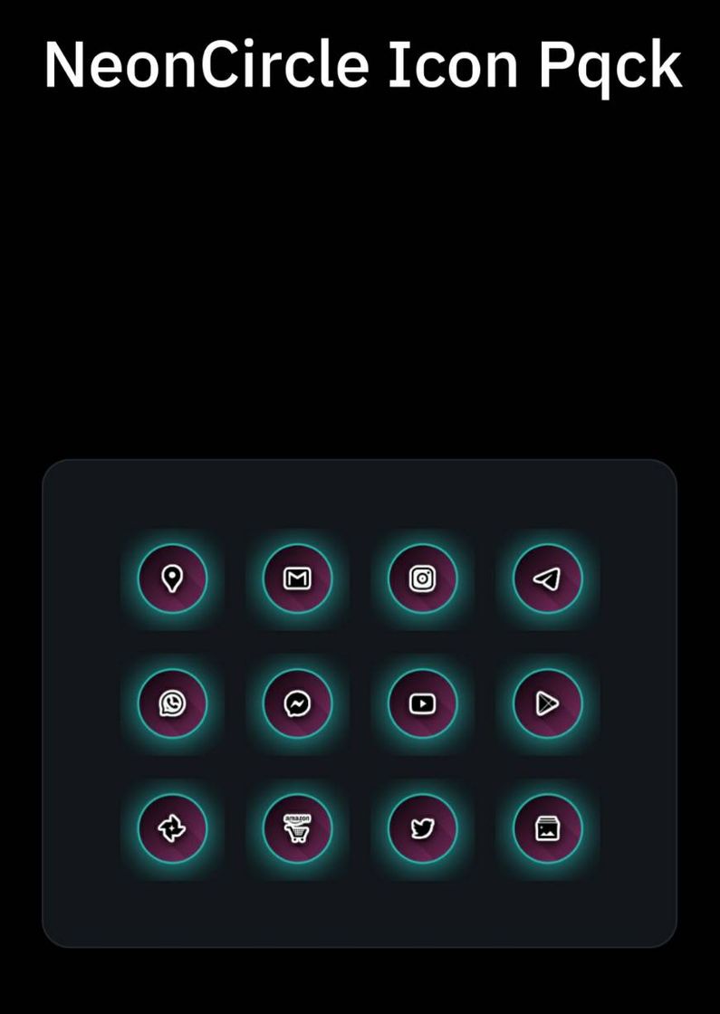 Moda NeonCircle Icon Pack