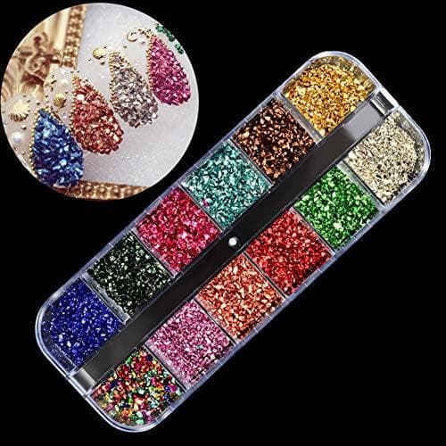 Lugar Asudaro Nail Art Strass Stones Set Mixtos Nail Glitters Art Strass Nailart