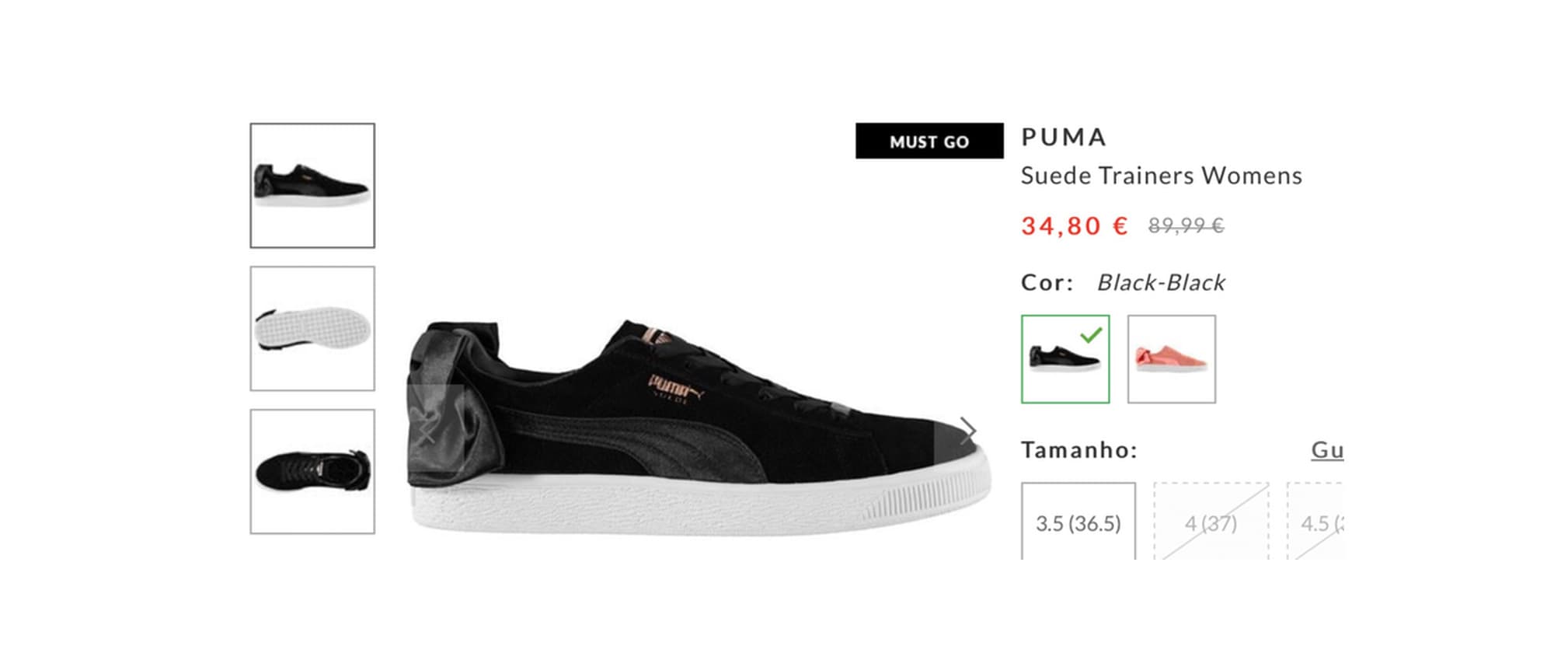 Producto Puma Suede Trainers Women