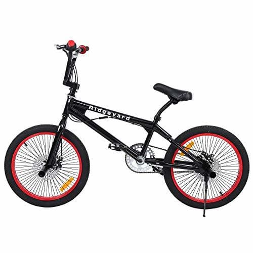 Product Ridgeyard Bicicleta BMX Free-style 20 pulgadas Rotor 360 ° bmx bikes (Negro