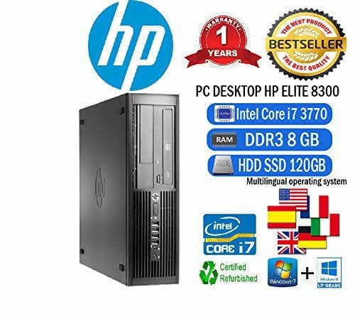 Lugar PC HP Elite 8300 SFF Intel Core i7 3770 3,40 GHz/8GB/SSD 120 GB/DVD/Win 10 Pro