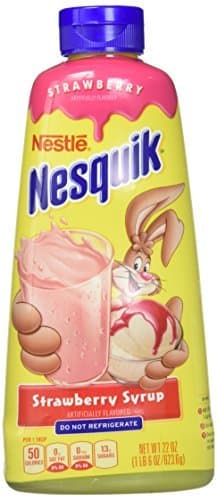 Place Nesquik Strawberry Syrup