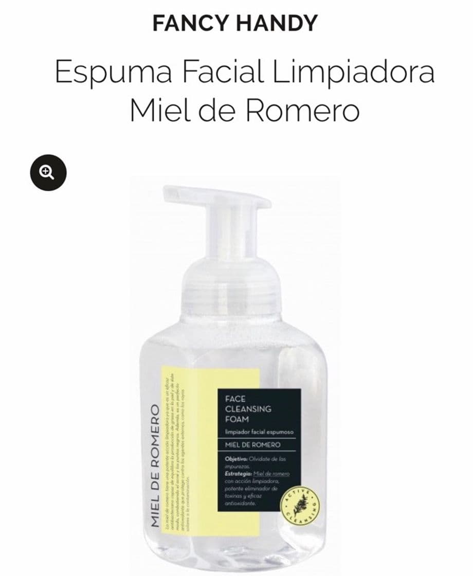 Fashion Limpiador facial en espuma para pieles grasas 