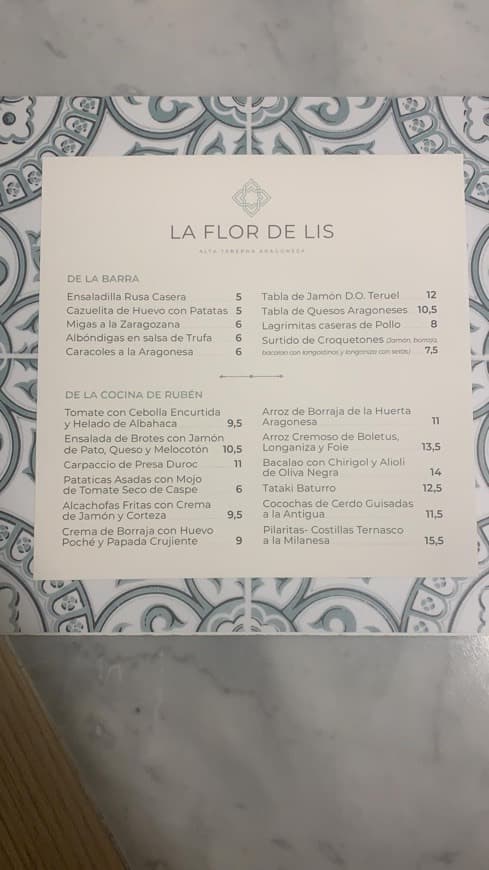 Restaurantes La Flor de Lis