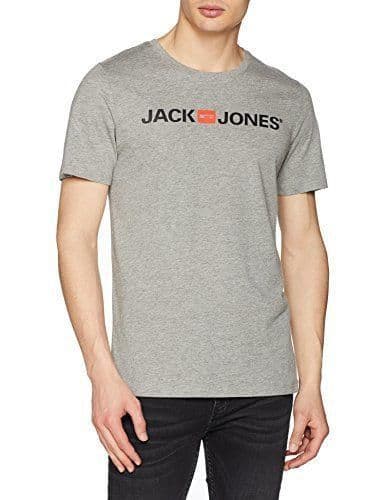 Product JACK & JONES Jjecorp Logo tee SS Crew Neck Noos Camiseta, Gris