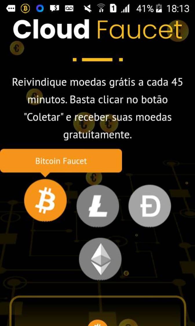 Moda Ganhe Criptomoedas de hora em hora