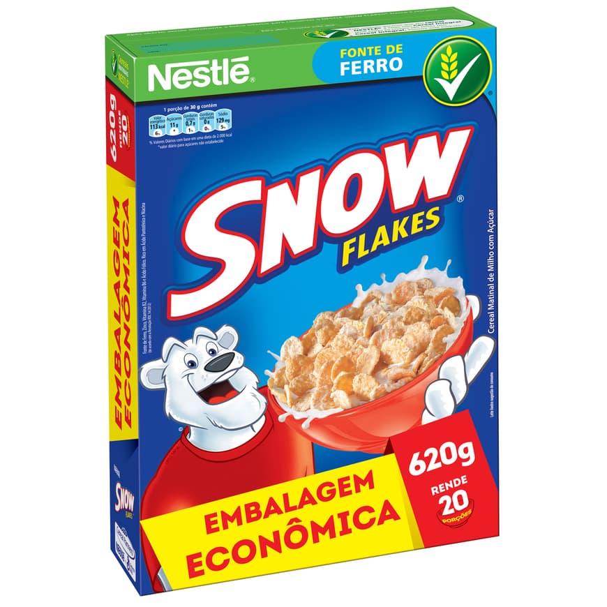 Moda Cereal Matinal Snow Flakes