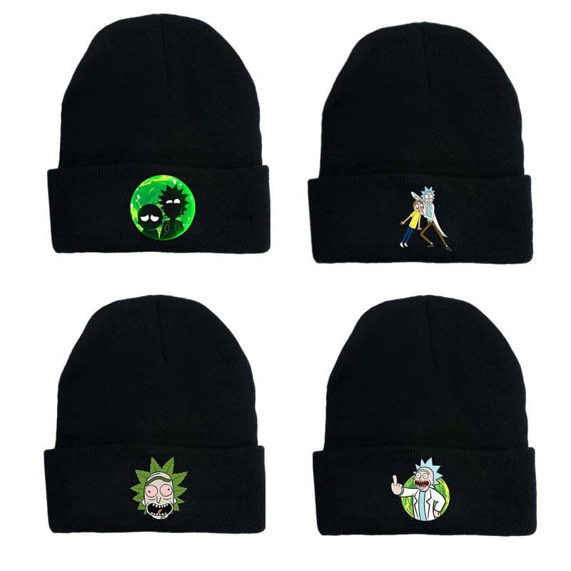 Fashion Anime Rick y Morty Beanie invierno esquí Unisex gorra ajustable ...