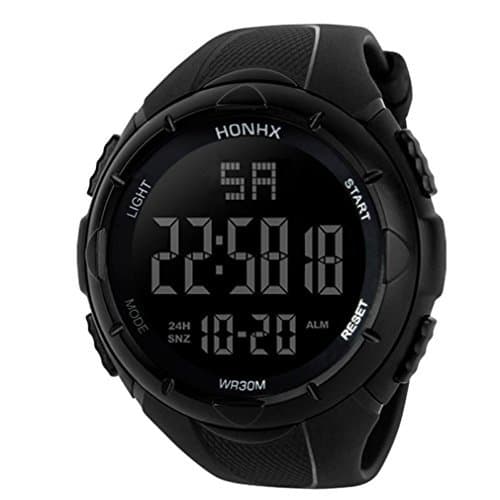 Product Yesmile Relojes❤️Reloj Electrónico de Silicona Hombres Analógico Militar Digital Deporte LED Impermeable