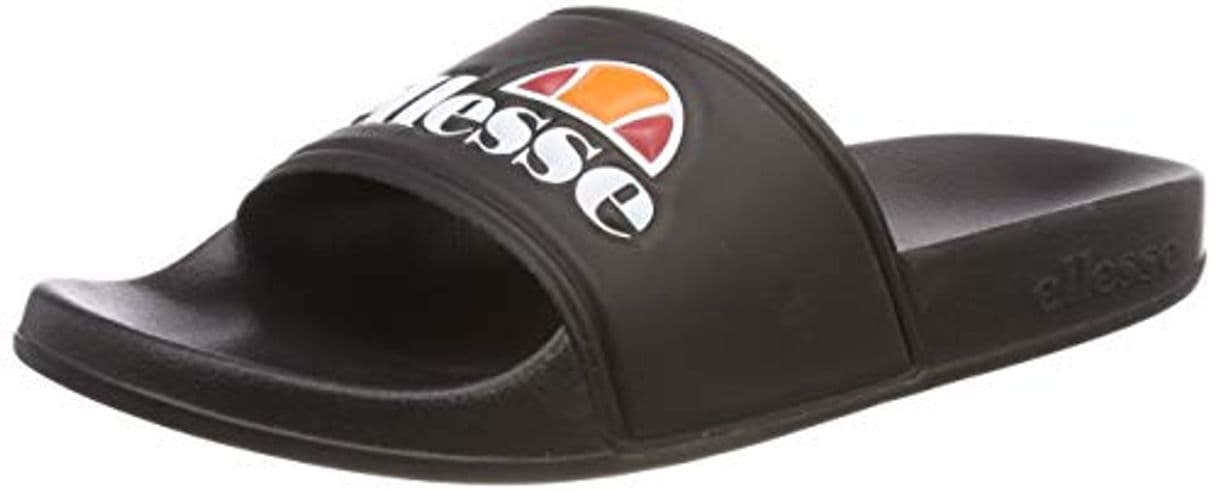 Moda ellesse Filippo, Sandalias de Punta Descubierta para Hombre, Negro