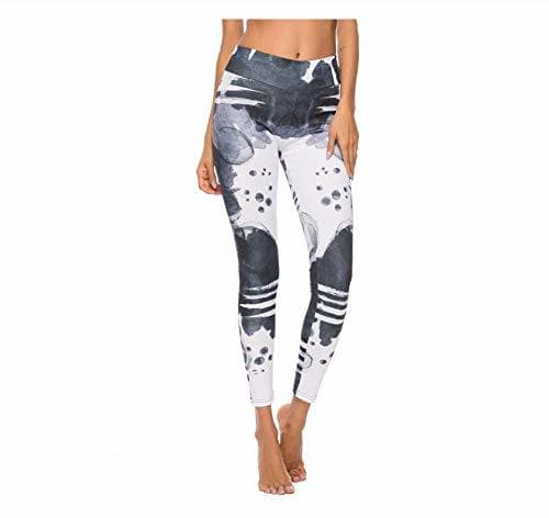 Fashion WUXEGHK Pantalones De Yoga Con Estampado Digital Nuevo Para Mujer Pantalones Negros